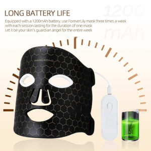 Led Pull Firming Phototherapy Silicone Mask Beauty Instrument Charging Mask USB